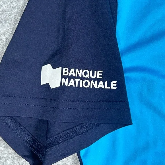 NWT Psycho Bunny T Shirt Women's large Blue Volunteer Tennis Canada jersey - Picture 14 of 16